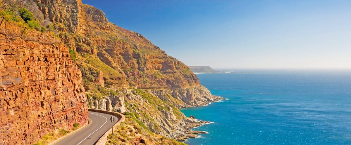 Chapman's Peak Drive near Cape Town in South Africa