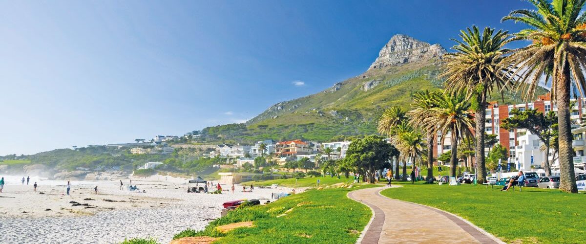 Lion's Head seen from Camps Bay - Cape Town, SA