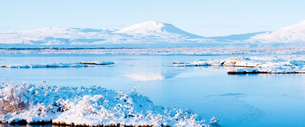 Thingvellir National Park in winter