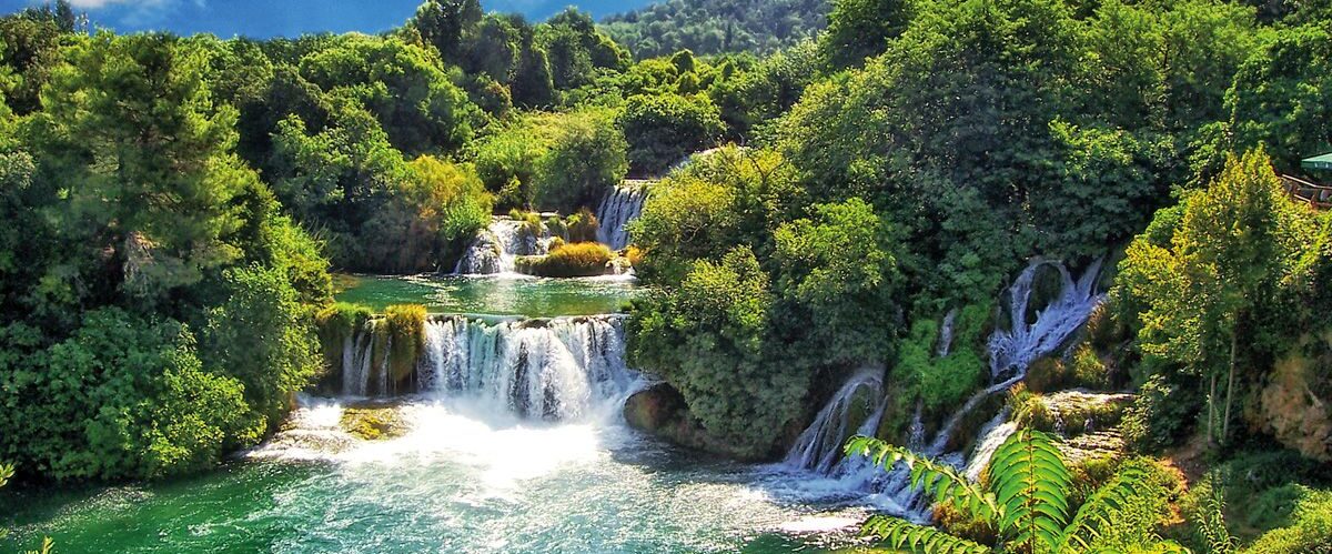 Der Krka-Nationalpark bei Šibenik in Kroatien