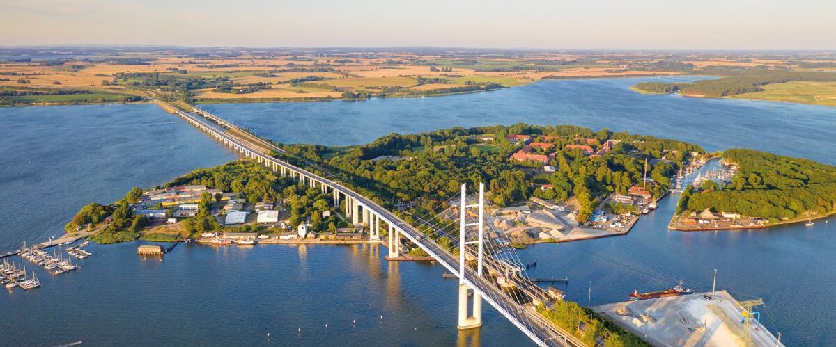 Bridge to Ruegen at Stralsund