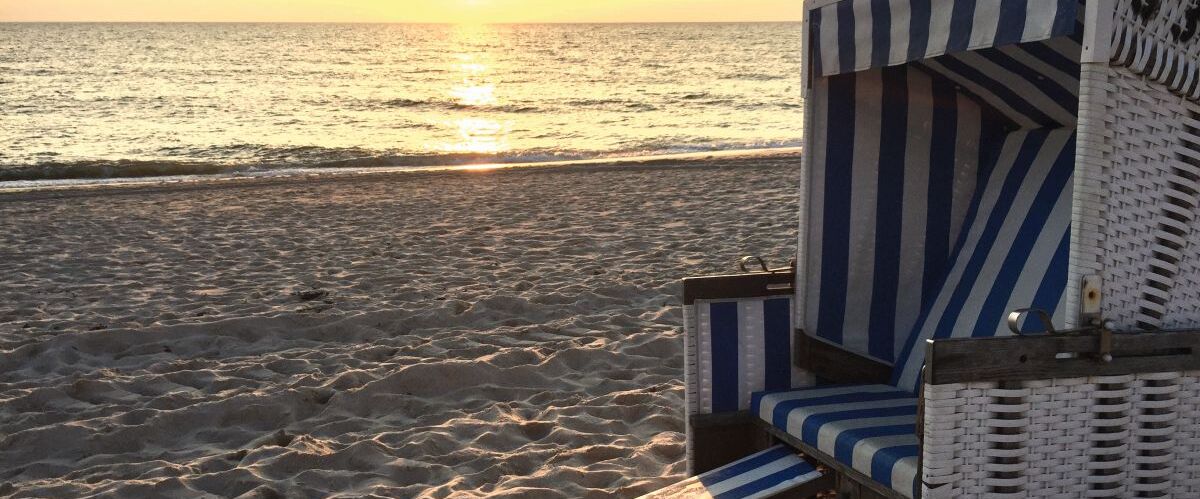 Strandkorb am Hörnumer Weststrand