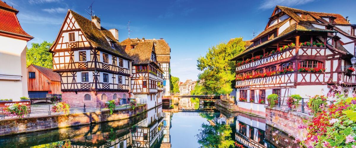 Strasbourg,,Alsace,,France.,Traditional,Half,Timbered,Houses,Of,Petite,France.