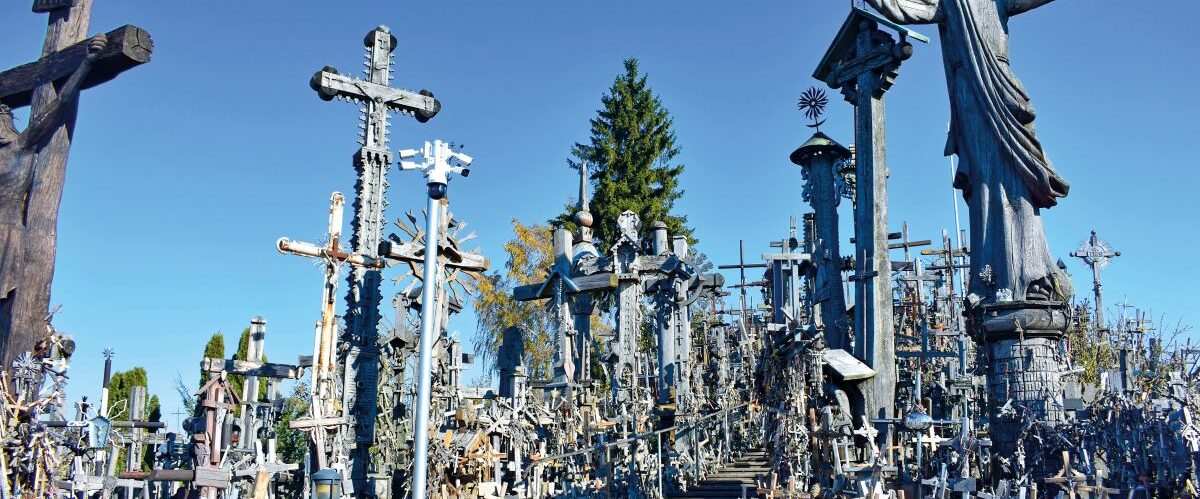 Famous,Hill,Of,Crosses,In,Lithuania